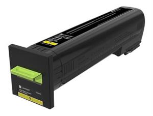 Toner LEXMARK 72K20Y0 8K gul Lexmark toner til CX800 serien 